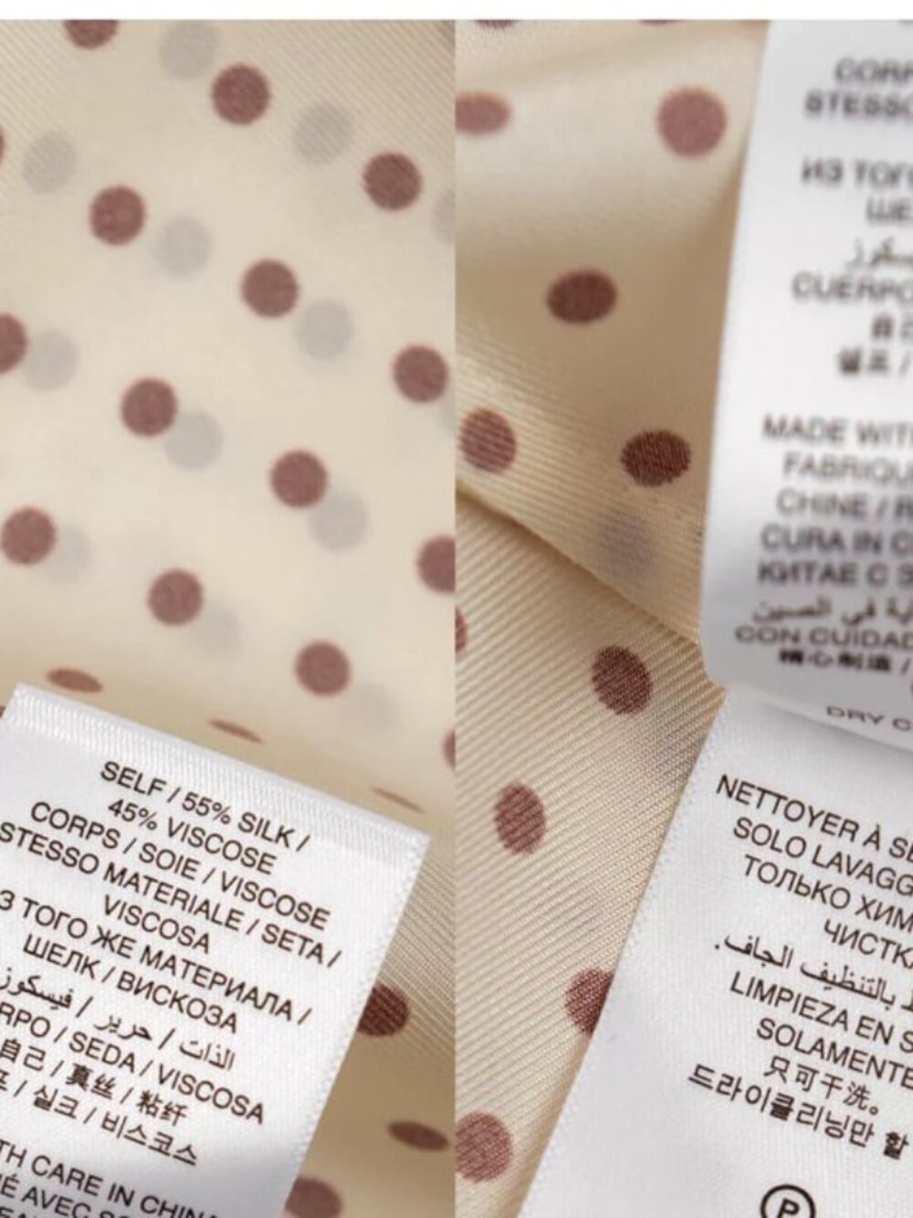Doen NWOT Emerence Dress Creme Portia Dot M - Picture 7 of 8